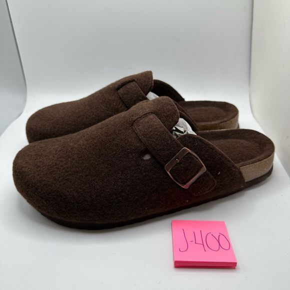 CUSHIONAIRE Womens Clog 11 BROWN WOOL - Picture 3 of 7